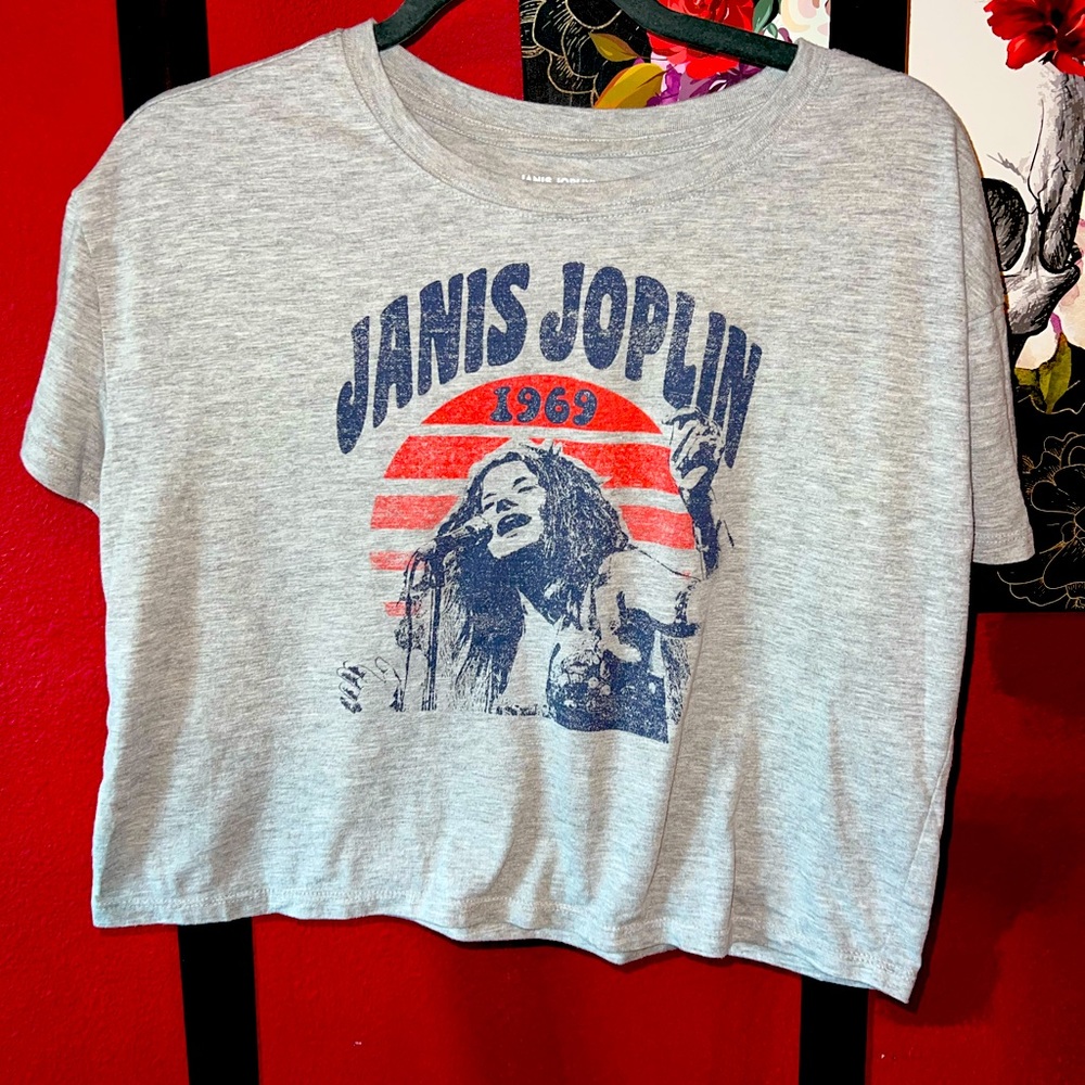 Janis Joplin crop top Medium